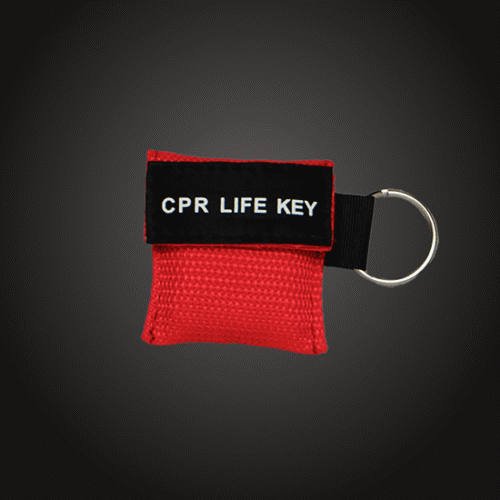 Masque porte-clé RCP avec valve unidirectionnelle — premiers secours MSécurité