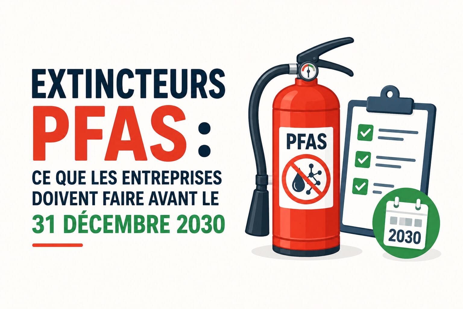 Extincteur &agrave; eau pulv&eacute;ris&eacute;e additif sans fluor PFAS-free &mdash; r&eacute;glementation 2030 MS&eacute;curit&eacute;